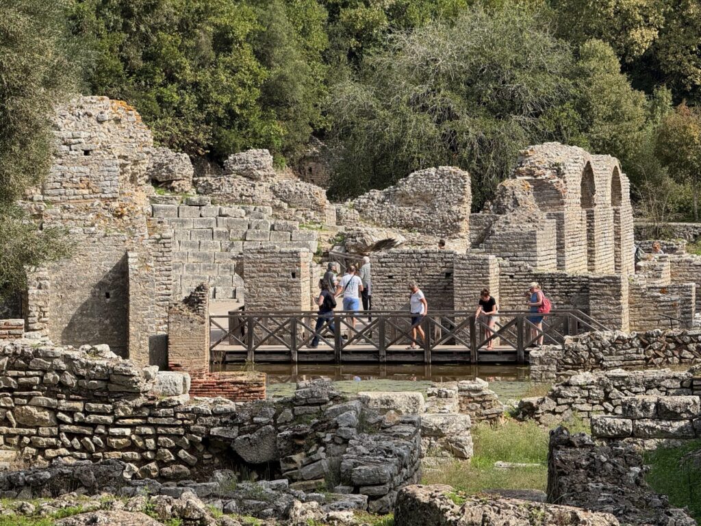 Greek and Romain ruins at Butrint National Park, Albania